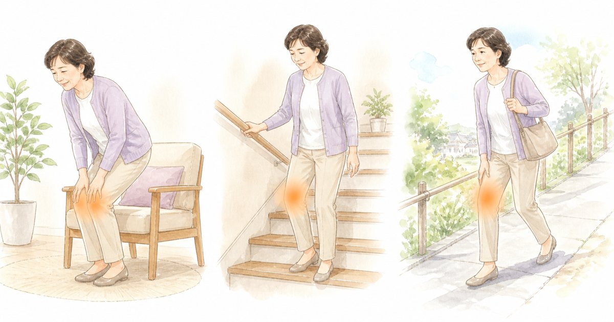 変形性膝関節症の原因と軟骨がすり減る仕組み