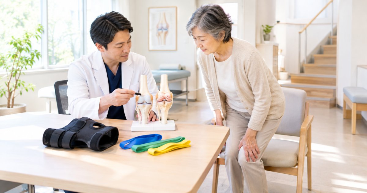 変形性膝関節症を放置すると進行はどう進む？段階ごとの症状と治療法