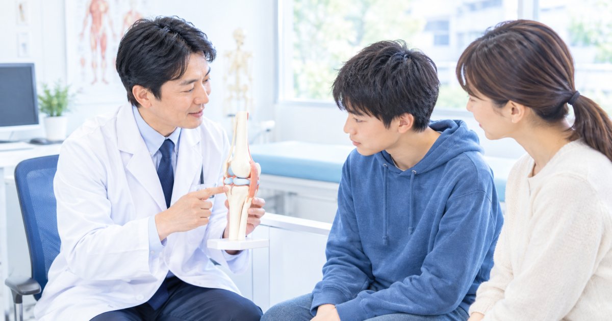 成長期のスポーツ障害を痛む部位と動作で見分ける